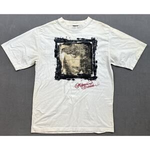 Makaveli Branded Tupac White Shortsleeved Size L Hip Hop T-Shirt Tee Rap